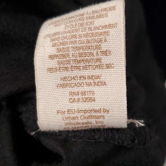 FREE PEOPLE Mia floral Boho Velvet BlacK Dress XS - Picture 11 of 13